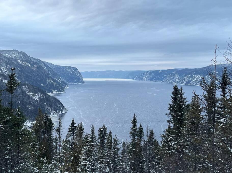 Appartement Mont Edouard, Hebergement Paisible A La Montagne LʼAnse-Saint-Jean Zewnętrze zdjęcie
