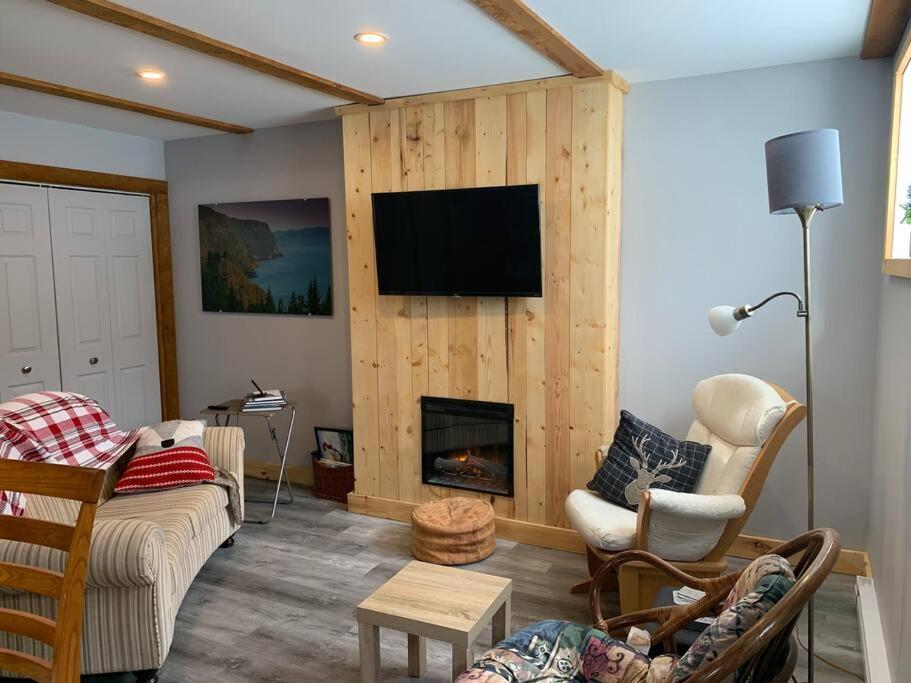 Appartement Mont Edouard, Hebergement Paisible A La Montagne LʼAnse-Saint-Jean Zewnętrze zdjęcie